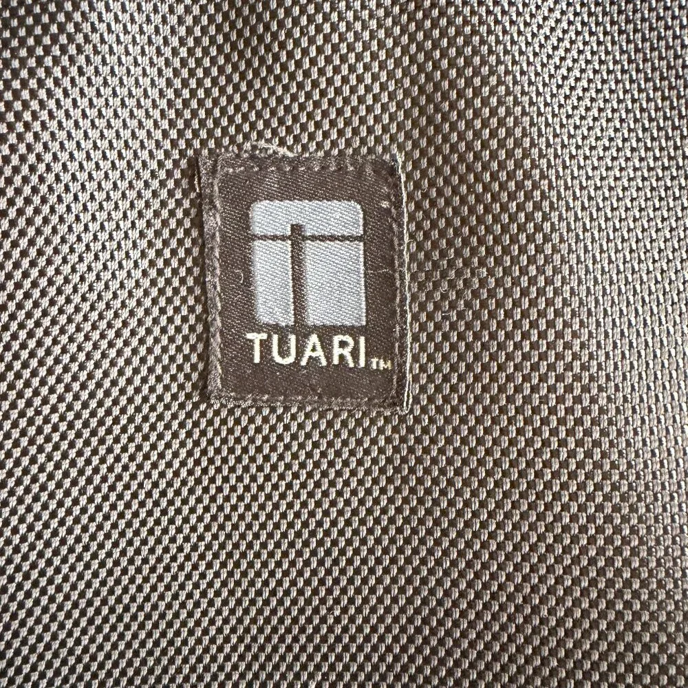 Tuari black laptop bag